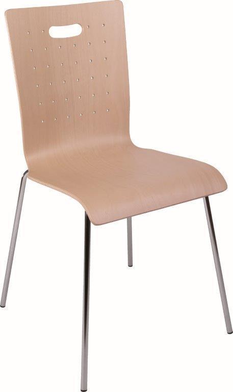 Alba konferenční židle TULIP - Bříza, chrom, TUL0039