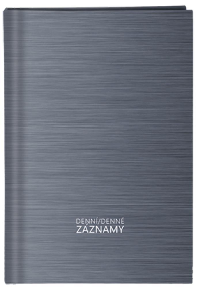 Baloušek Tisk denní záznamy A4 šedý