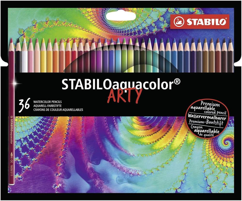 Pastelky Stabiloaquacolor ARTY 36 ks v papírové krabičce