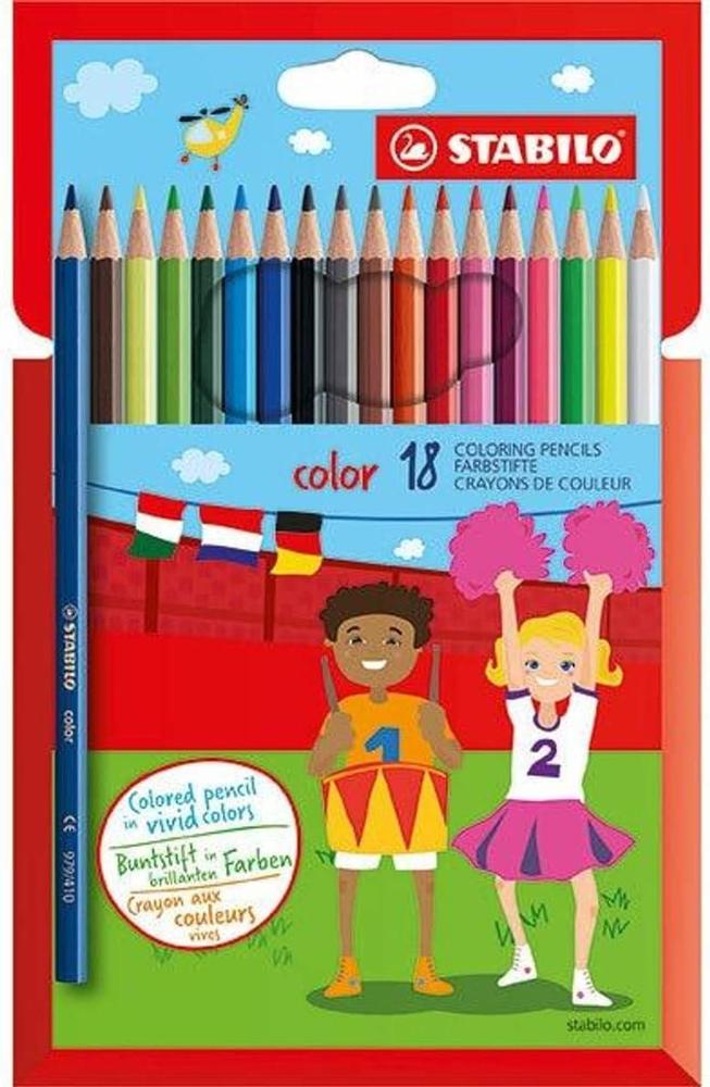 Pastelky STABILO color 18 ks v papírové krabičce