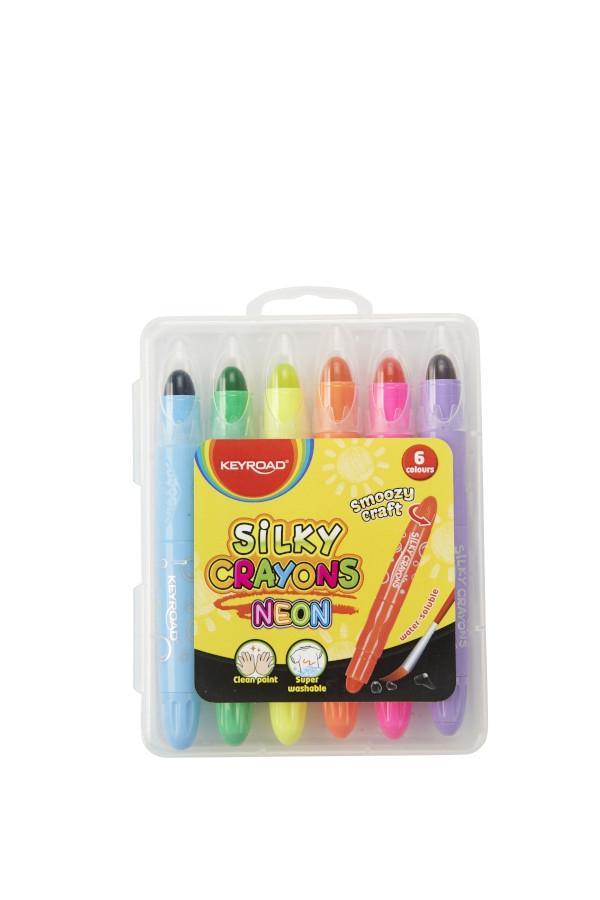 Keyroad pastelky gelové Neon sada 6ks