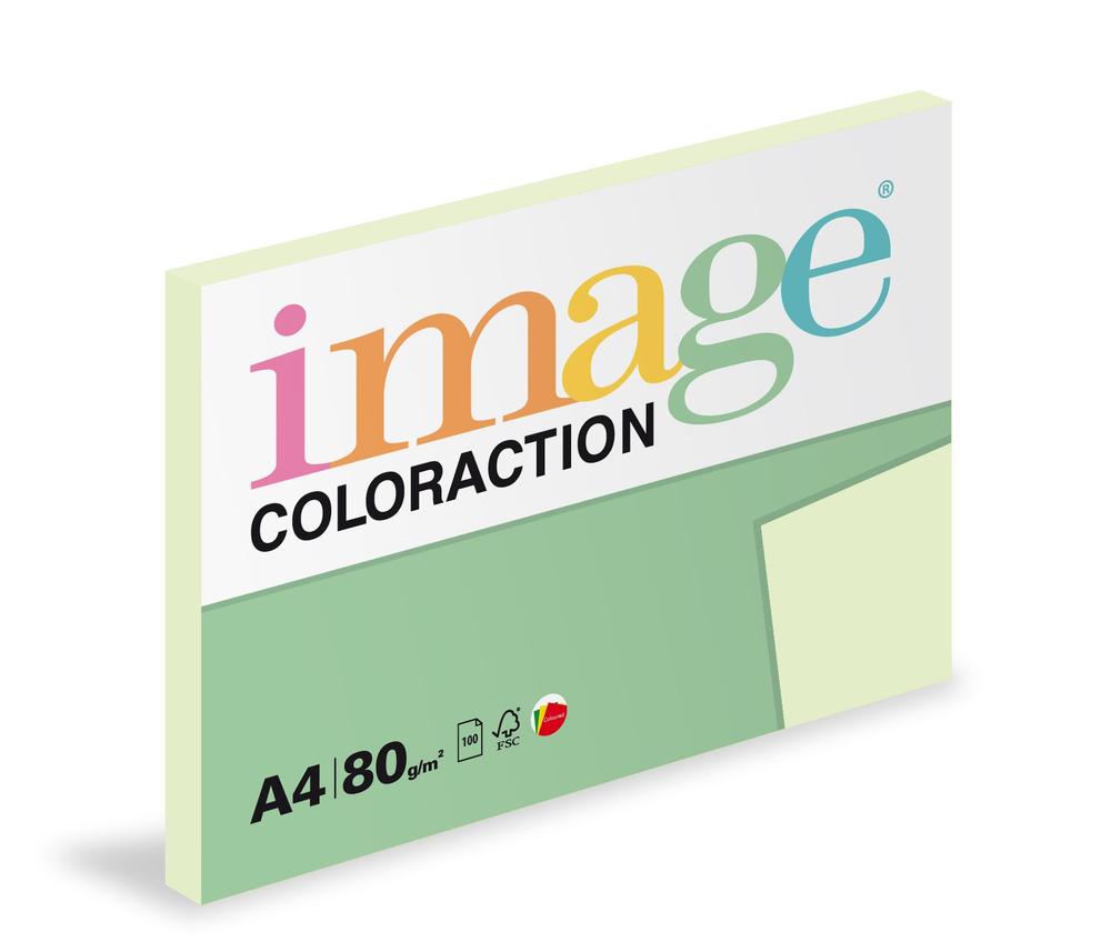 Coloraction papír kopírovací A4 80 g zelená světlá pastelová 100 listů