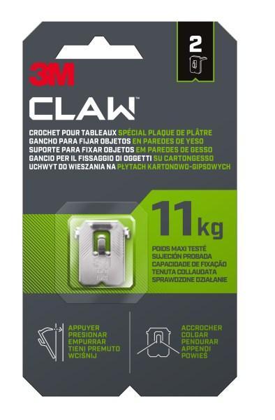 Háček 3M Claw™na sádrokarton 11kg/2ks