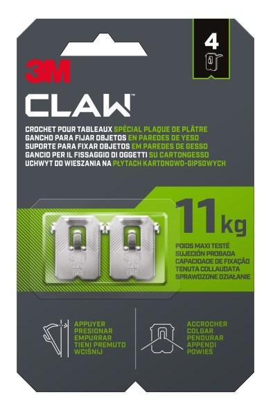 Háček 3M Claw™na sádrokarton 11kg/4ks