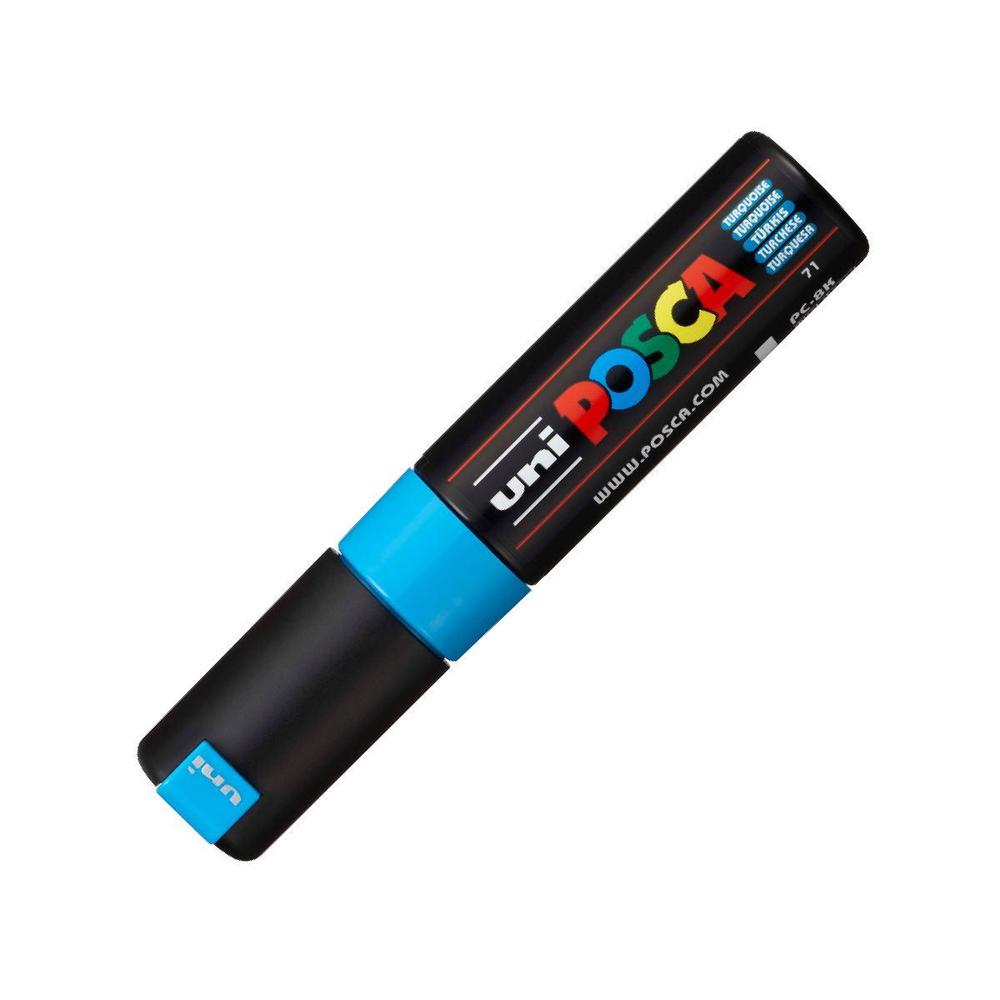 POSCA unikátní popisovač PC-8K 8 mm tyrkysová