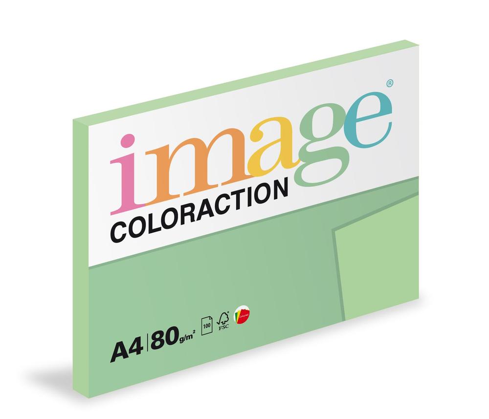 Coloraction papír kopírovací A4 80 g zelená pastelová 100 listů