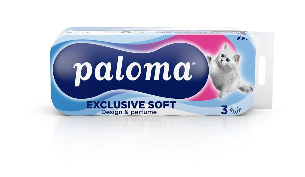 Harmony papír toaletní Paloma Exclusive soft Aroma 3-vrstvý 100% celulóza / 10ks