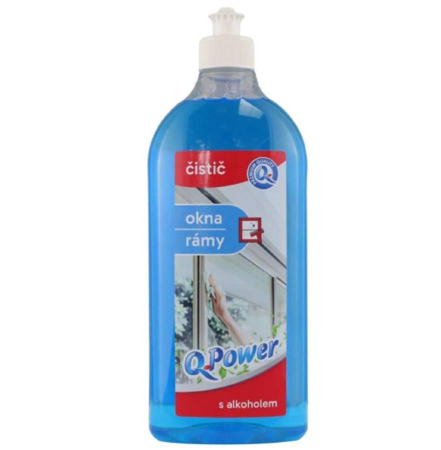 Q Power čistič na okna a rámy 750ml