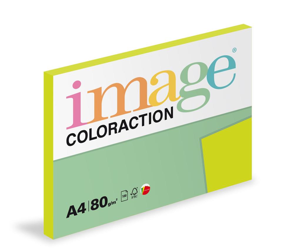 Coloraction papír kopírovací A4 80 g zelená reflexní 100 listů