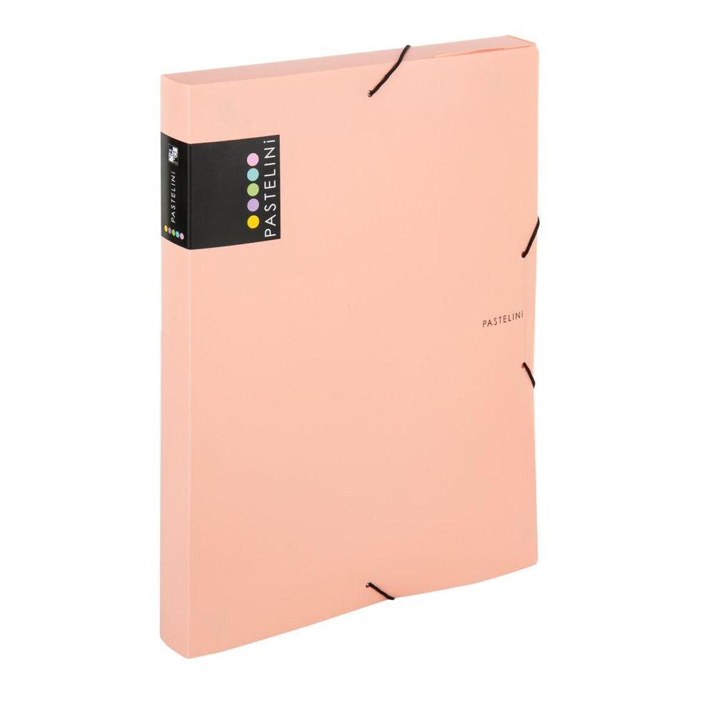 KARTON P+P box na spisy PASTELINI A4 meruňkový