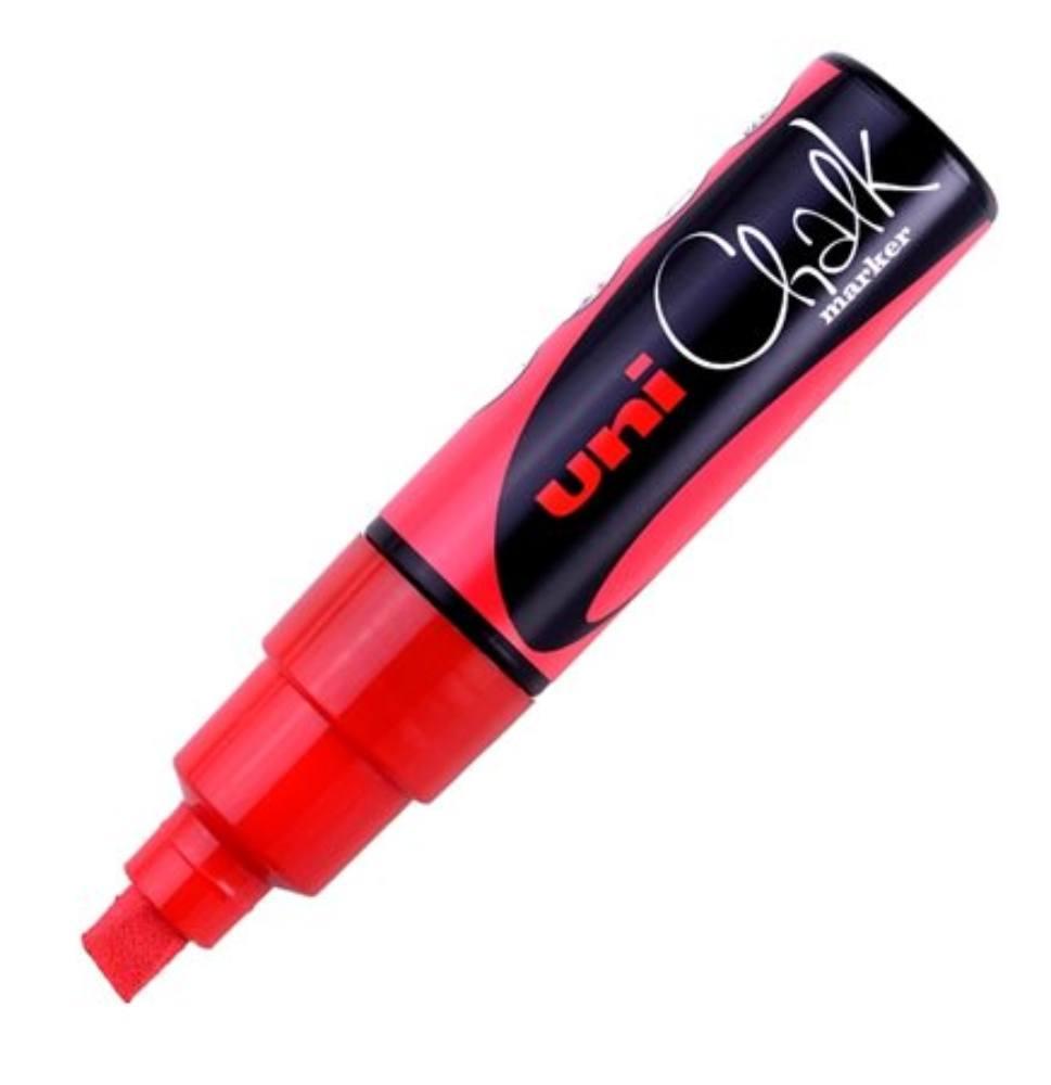 POSCA popisovač křídový UNI PWE-8K 8 mm, červený