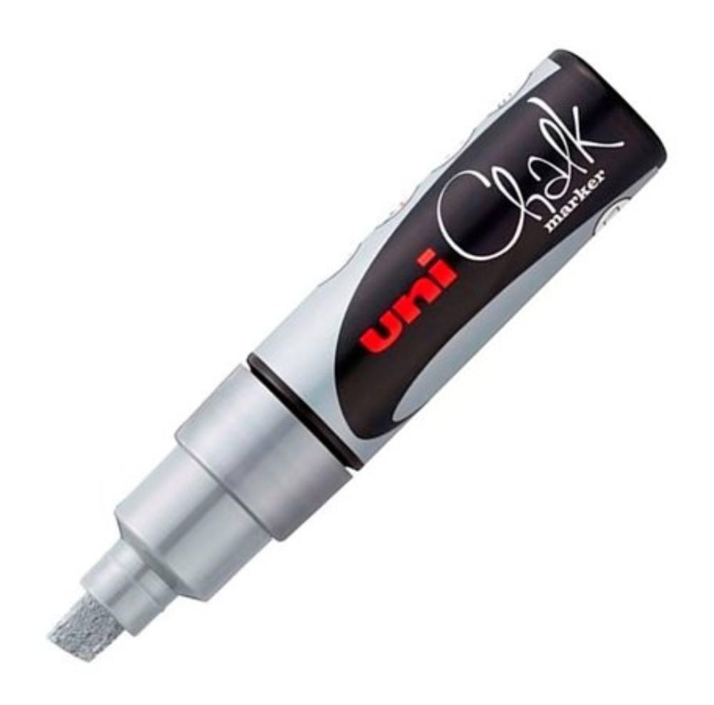 POSCA popisovač křídový UNI PWE-8K 8 mm, stříbrný