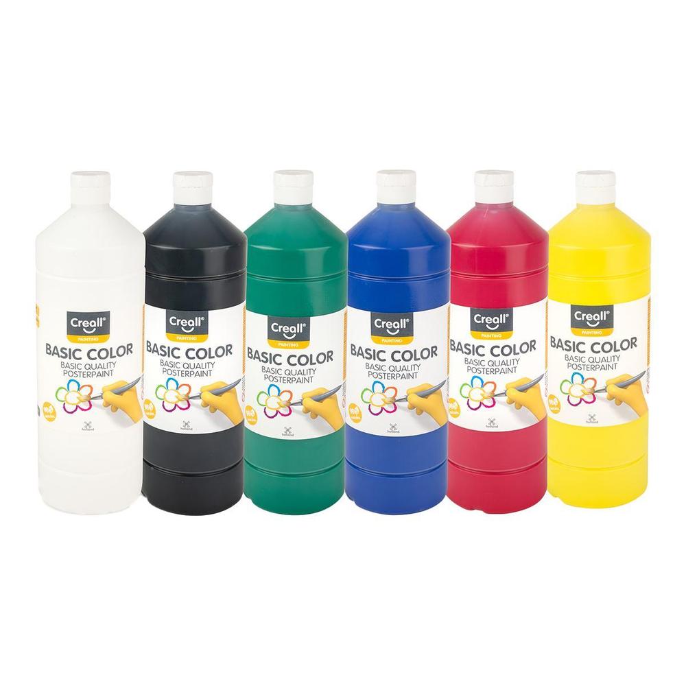 Creall barva temperová 6 x 500 ml mix základních barev