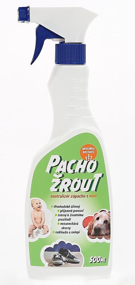 PACHOŽROUT neutralizér zápachu broskev-meruňka 500 ml