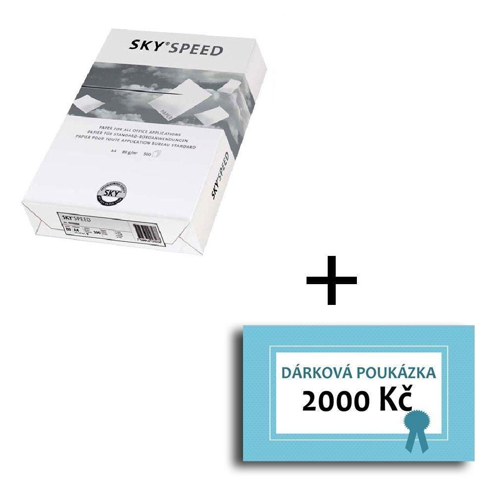 Papír kopírovací Sky Speed A4 80g 500 listů/240 balení + poukázka 2000 Kč