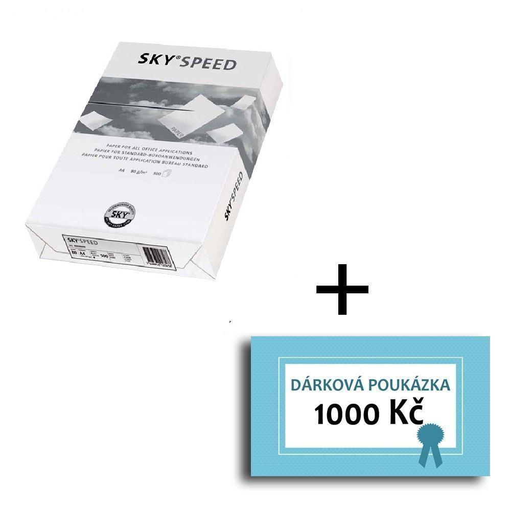 Papír kopírovací Sky Speed A4 80g 500 listů/120 balení + poukázka 1000 Kč