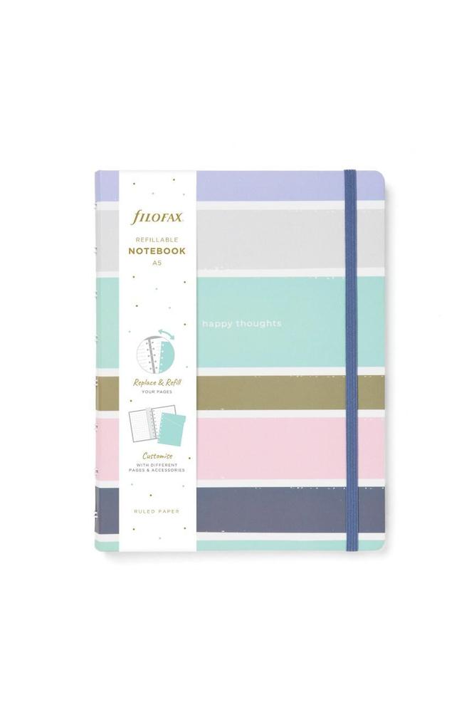 Filofax zápisník Notebook Good Vibes A5, Stripes