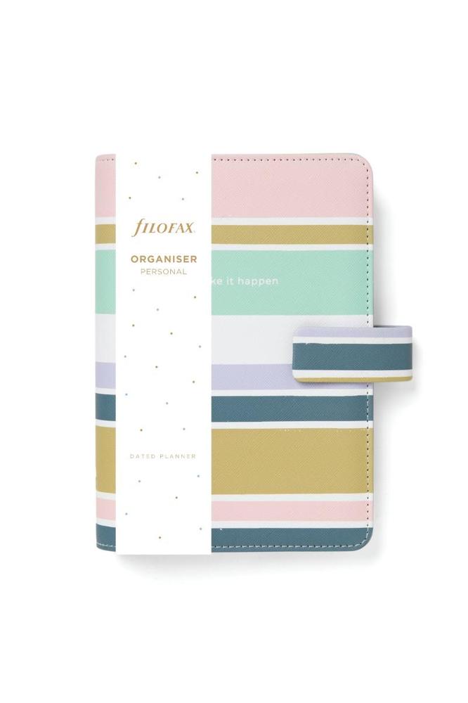 Filofax diář Good Vibes osobní, Stripes