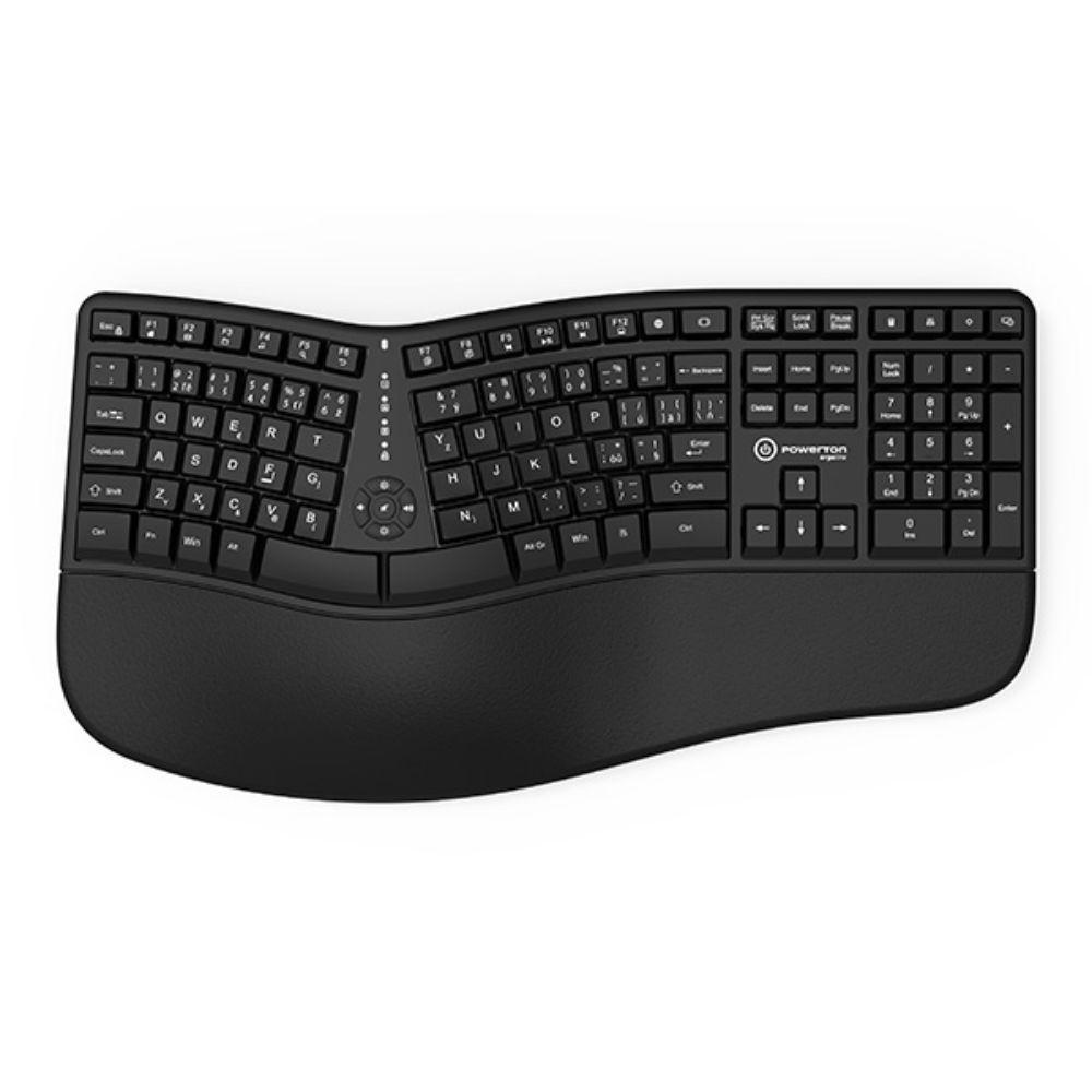 Klávesnice Powerton Lana USB černá