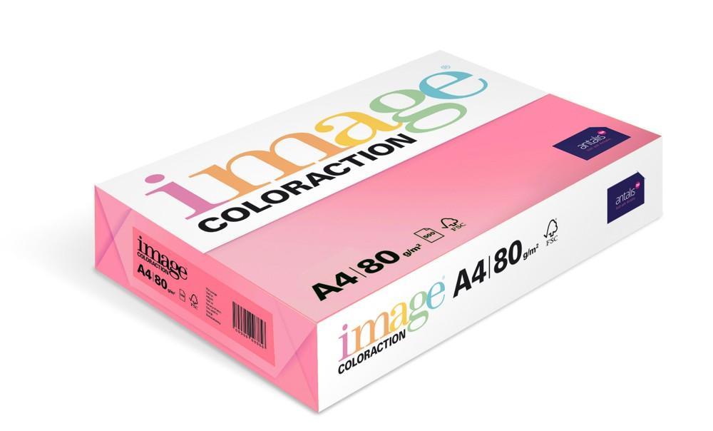 Coloraction papír kopírovací A4 80 g růžová reflexní 500 listů