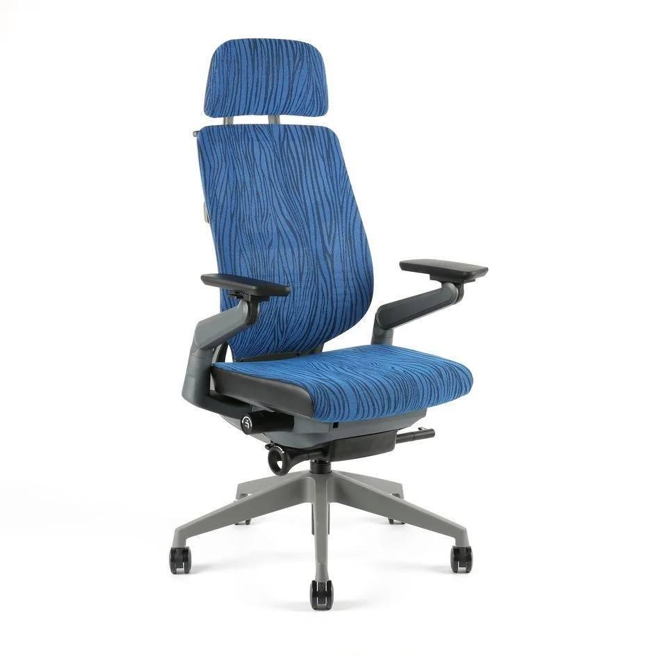 OFFICE PRO s.r.o. kancelářská židle - Karme Mesh modrá zebra A 07