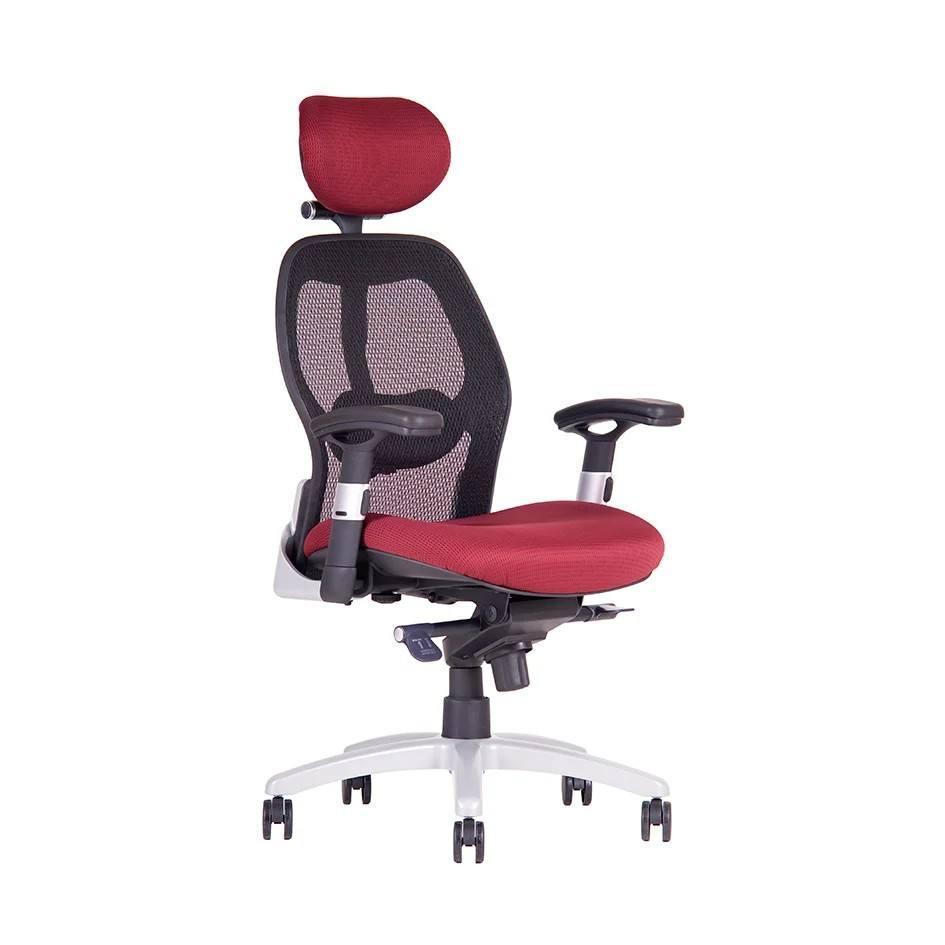 OFFICE PRO s.r.o. kancelářská židle - Saturn Net vínová