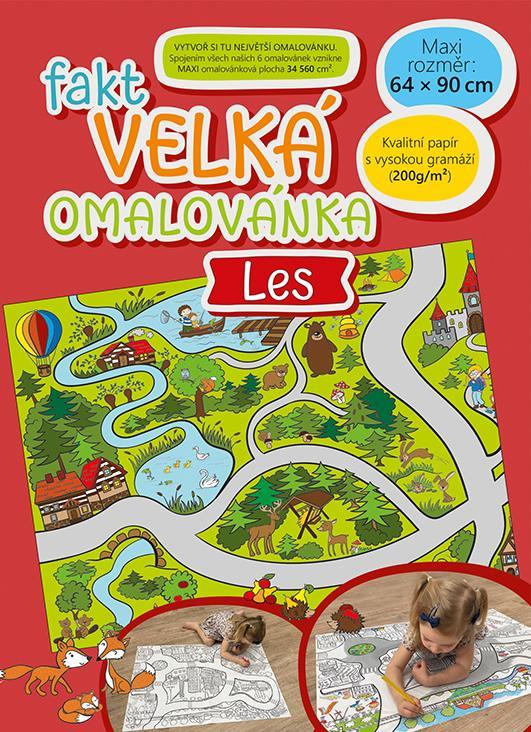 Baloušek Tisk fakt velká omalovánka Les