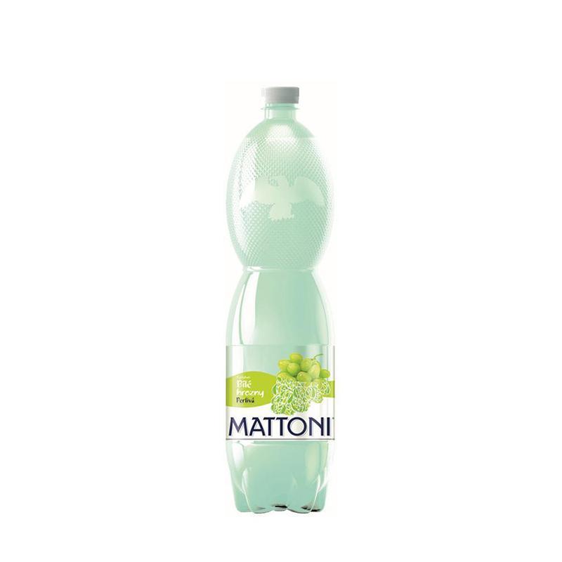 Mattoni voda perlivá bílé hrozny 0,5L / 12ks