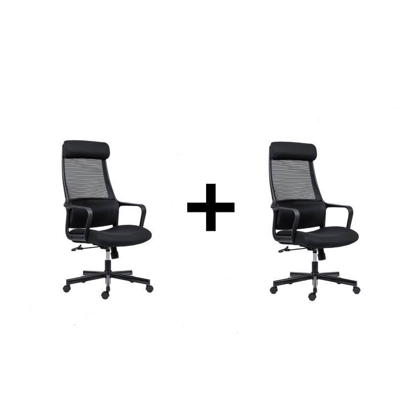 Kancelářská židle Faro černá, 1+1
