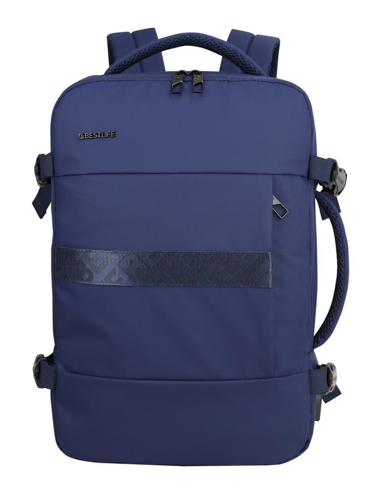 Bestlife batoh na notebook 15.6'' modrý 24 L