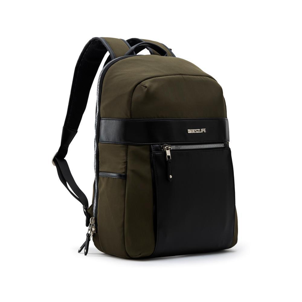 Bestlife batoh na notebook 15.6'' zelený 16 L