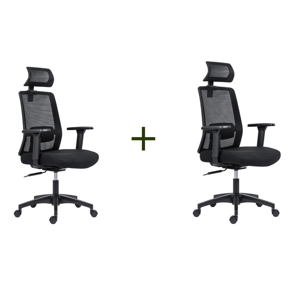 Kancelářská židle Delfo černá 1+1