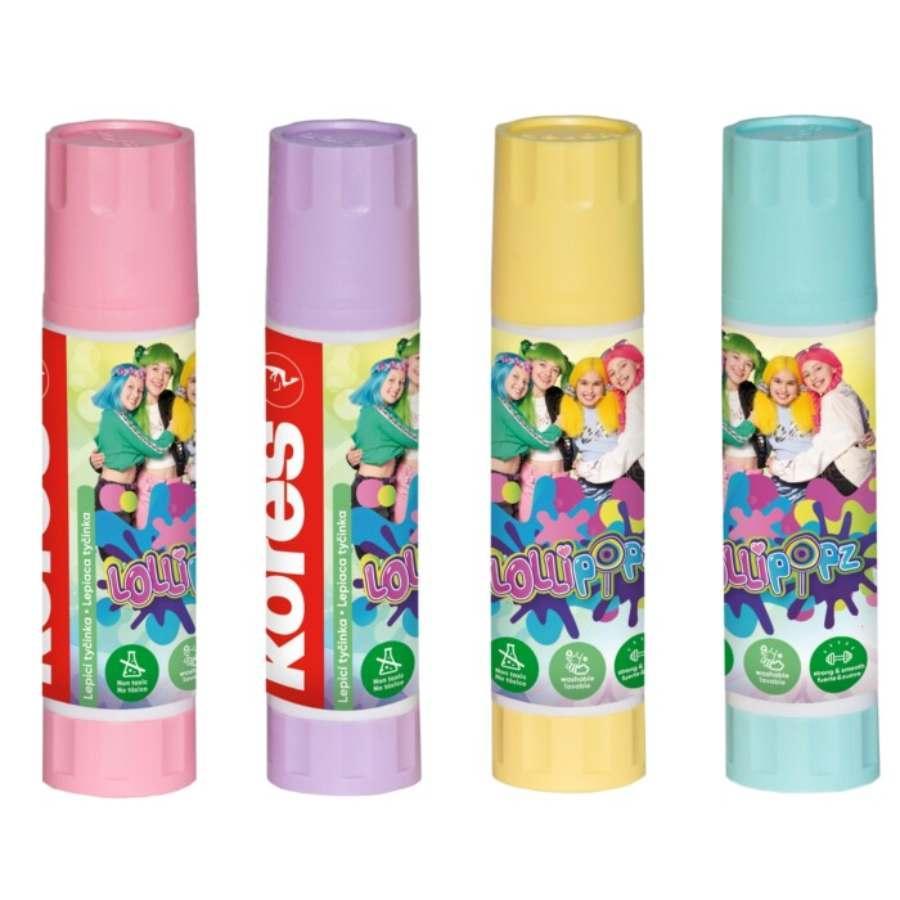 Kores lepicí tyčinka Pastel 20 g LOLLIPOPZ