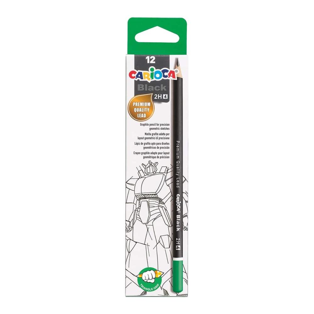 CARIOCA tužka grafitová trojhranná Black 4/2H