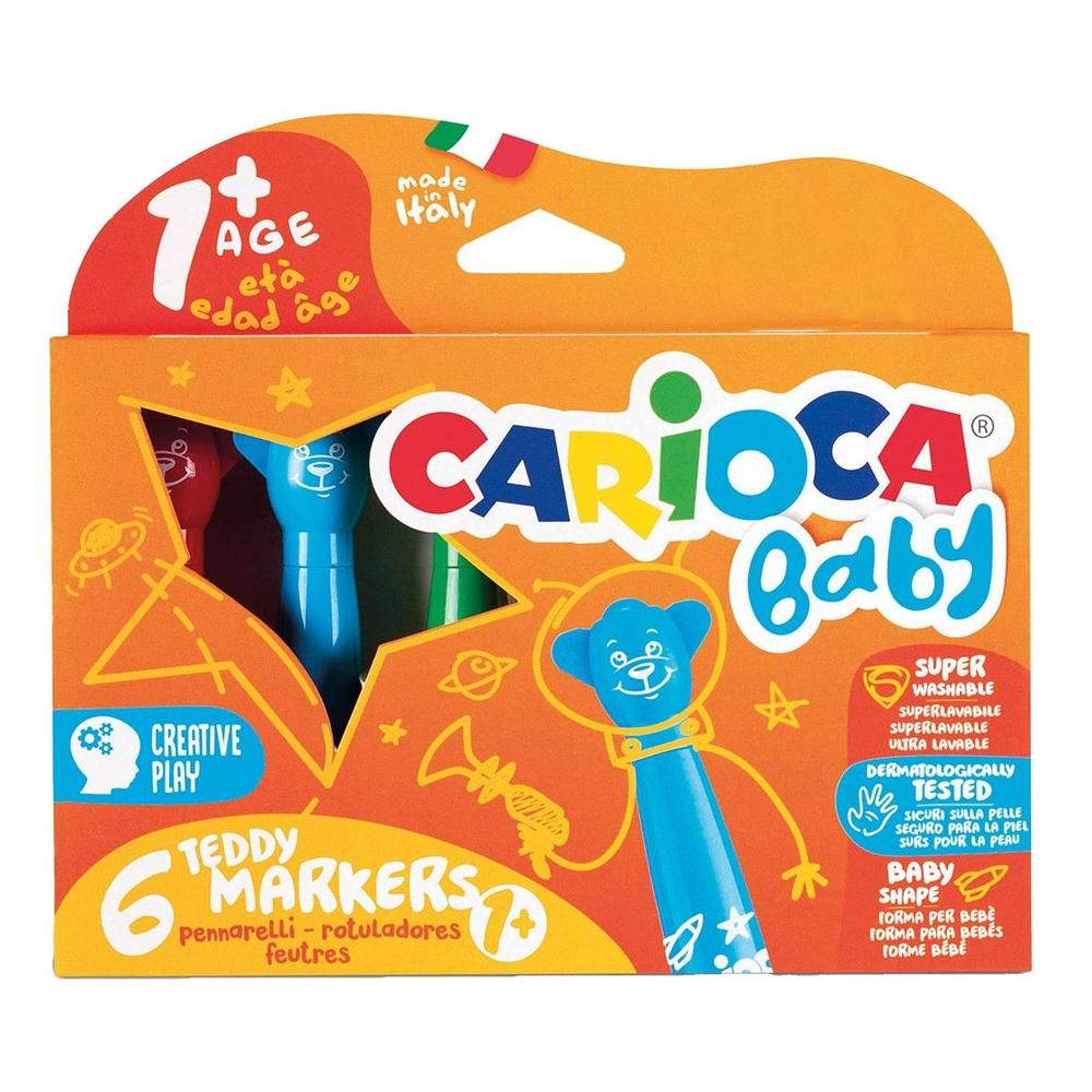 CARIOCA popisovač Baby Teddy 1+ 6 ks