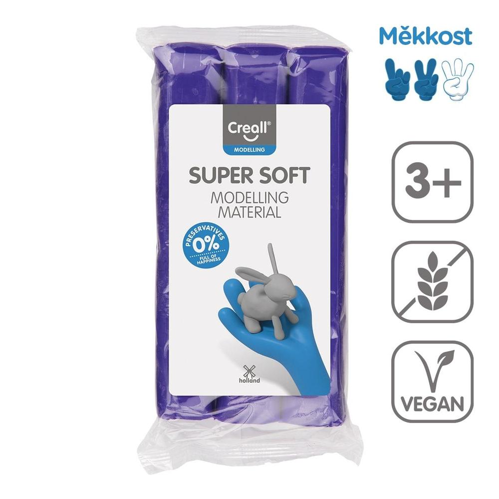 Creall modelína Super soft 500 g fialová