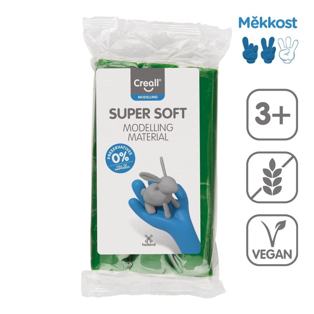 Creall modelína Super soft 500 g zelená