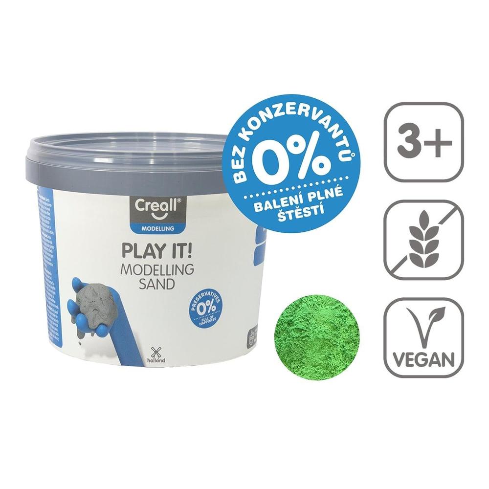 Creall modelovací písek 750 g zelená