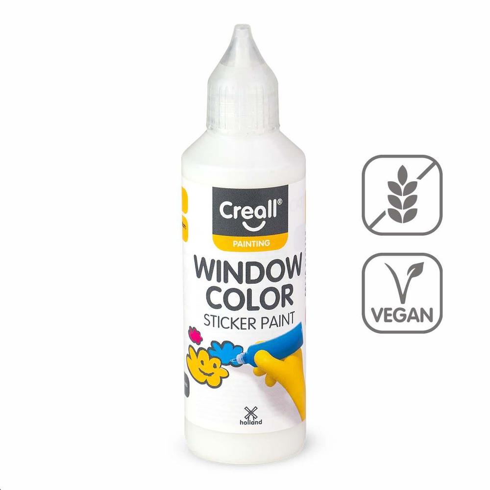 Creall barva na sklo Window color 80 ml bílá
