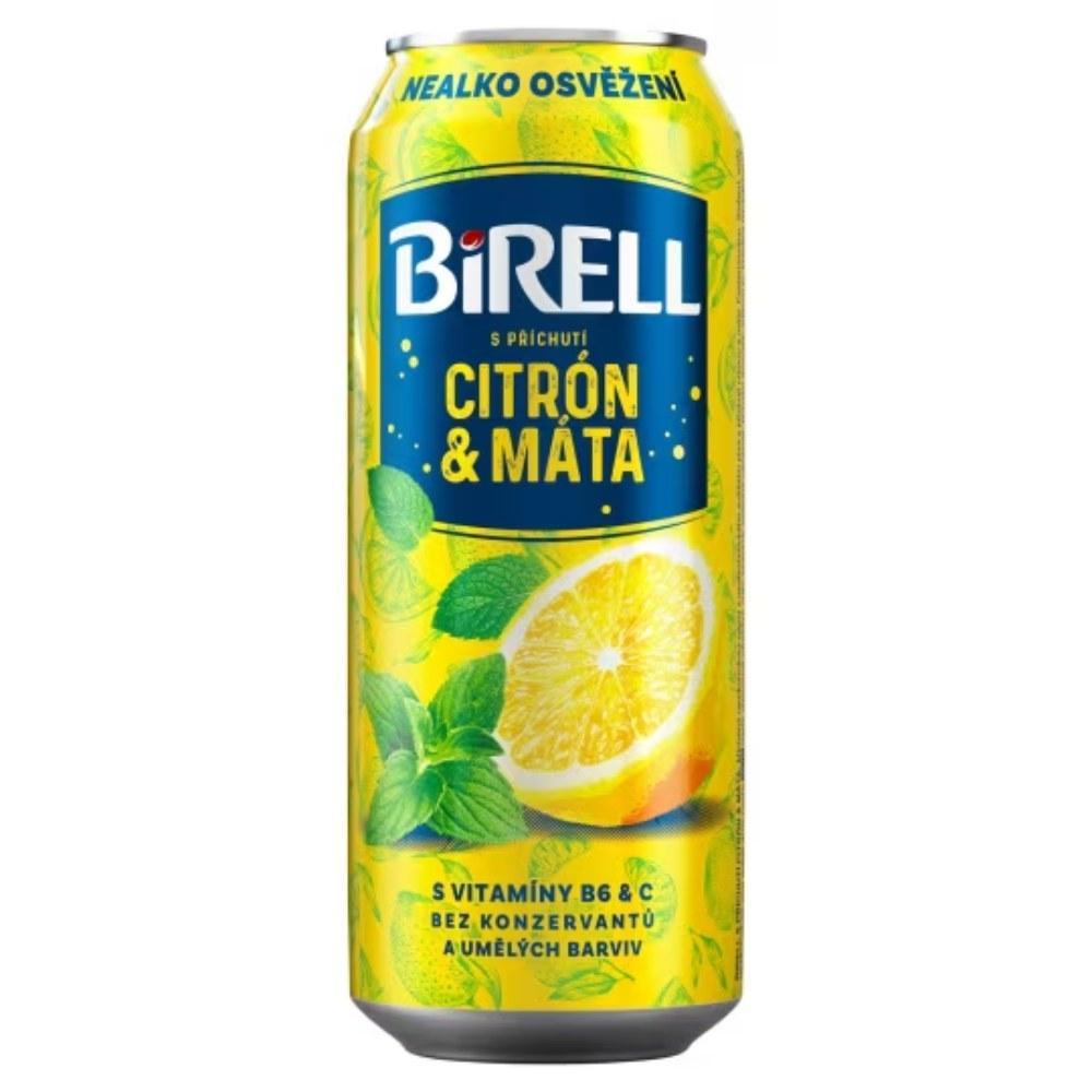 Pivo Birell ochucený citrón/máta 0,5 l