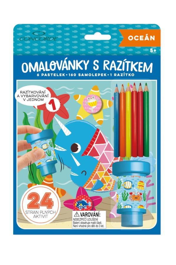 CONCORDE omalovánky s razítkem Oceán
