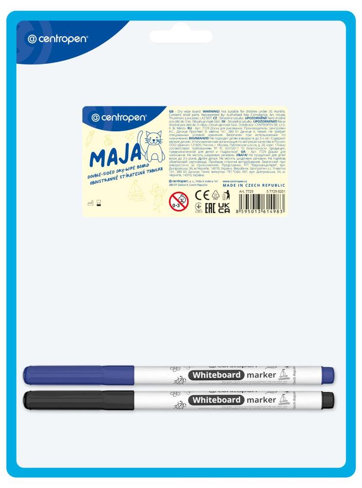 Centropen tabulka 7729 A5 Maja + 2 značkovače