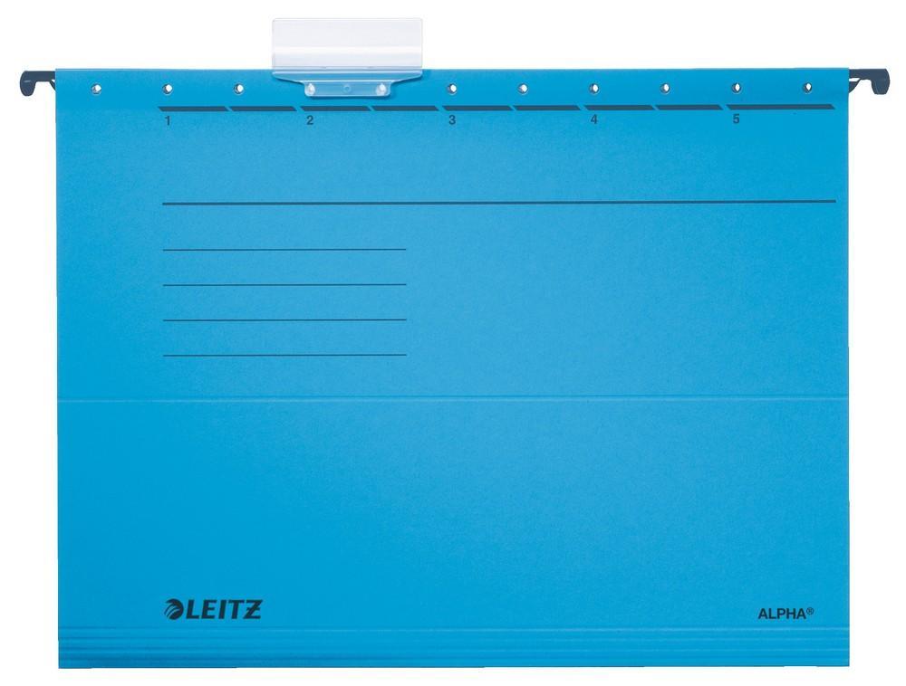 Leitz závěsné desky ALPHA modré