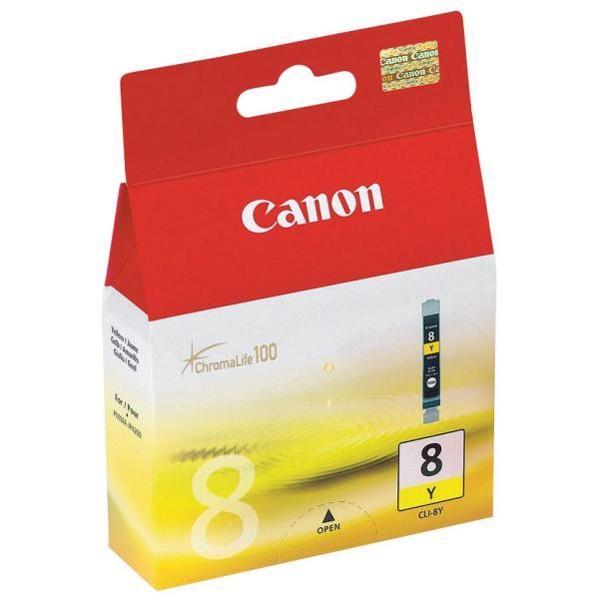 Inkoustové kazety Canon CLI8Y, iP4200, iP5200, iP5200R, žlutá