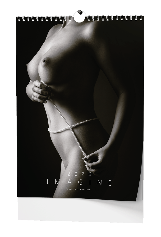 Baloušek Tisk kalendář nástěnný A3 Imagine - černobílý
