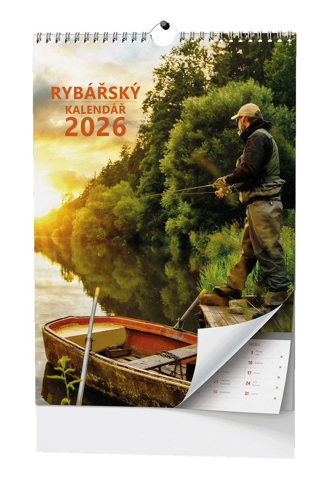 Baloušek Tisk kalendář nástěnný A3 Rybářský kalendář